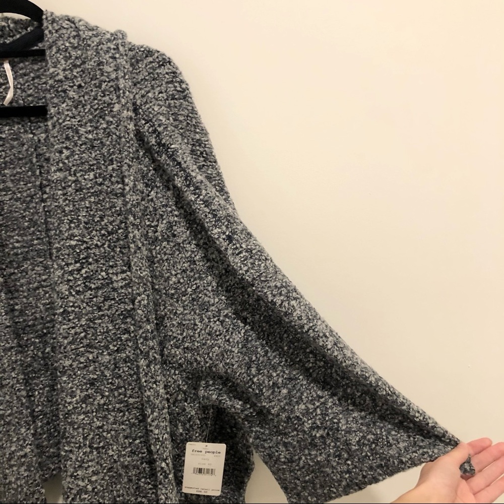 Free People BFF Cardigan Navy Combo NWT XS - Picture 6 of 10